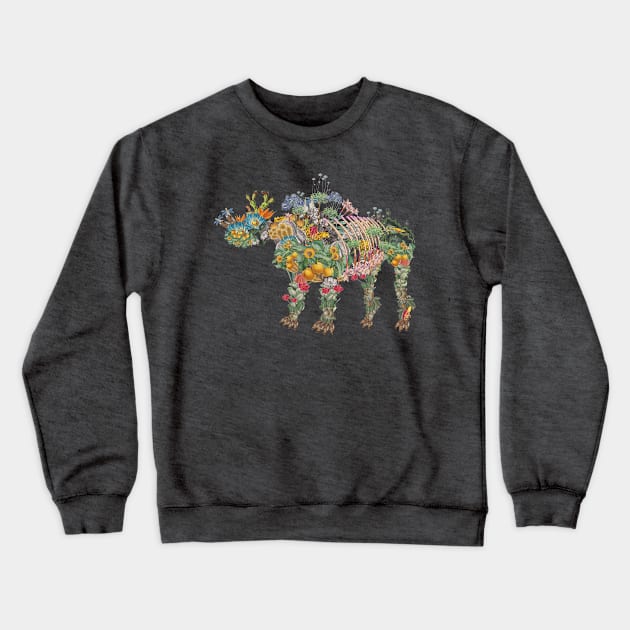 Floral Skeleton Crewneck Sweatshirt by lazykite